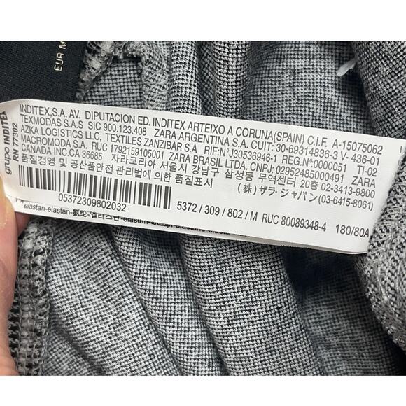 ZARA WOMEN'S Stronger Than Fear PLAID DRAWSTRING PANTS TROUSERS SIZE M - Picture 13 of 14